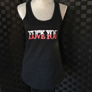 F**k You Love You racerback tank